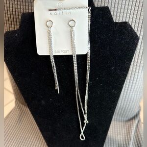 Katin Silver Chain Earrings